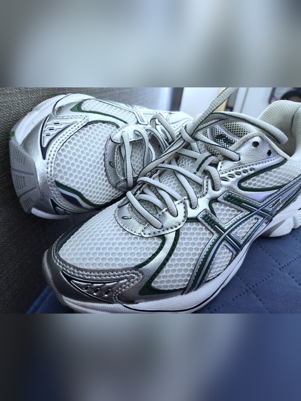 Asics 2160 White/Green YOUTH/GS 6.0